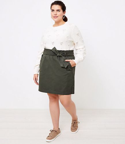 LOFT Plus Tie Waist Pocket Skirt