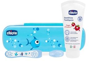 CHICCO SET DENTALE AZZURRO CON FLUORO