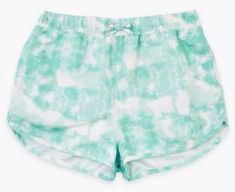 Tie Dye Swim Shorts (6-16 Yrs) - Aqua - 6-7 Years