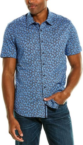 Stone Rose Printed Woven Shirt