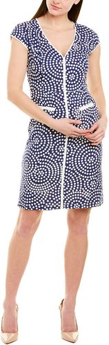 Julie Brown Linen-Blend Sheath Dress