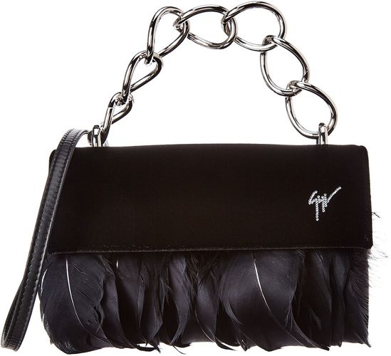 Giuseppe Zanotti Talia Velvet Clutch