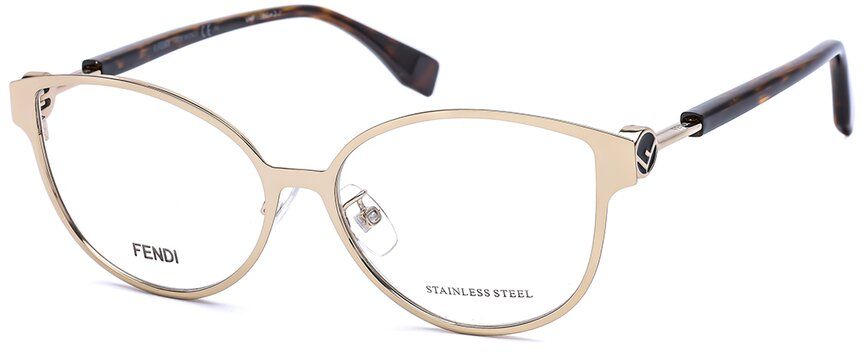 FENDI Women's FF 0396/F 53mm Optical Frames