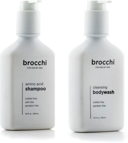 BROCCHI Cleansing Body Wash & Amino Acid Shampoo Bundle