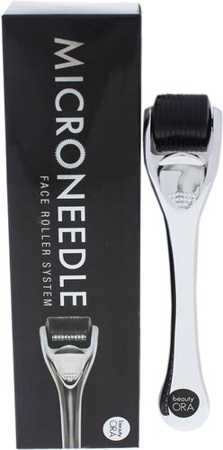 ORA Black/Silver Microneedle Face Roller System