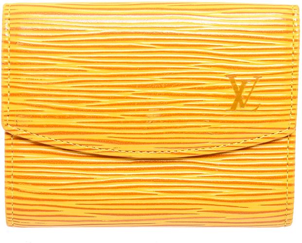 Louis Vuitton Yellow Epi Leather Business Card Holder