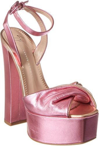 Giuseppe Zanotti Leather Platform Sandal