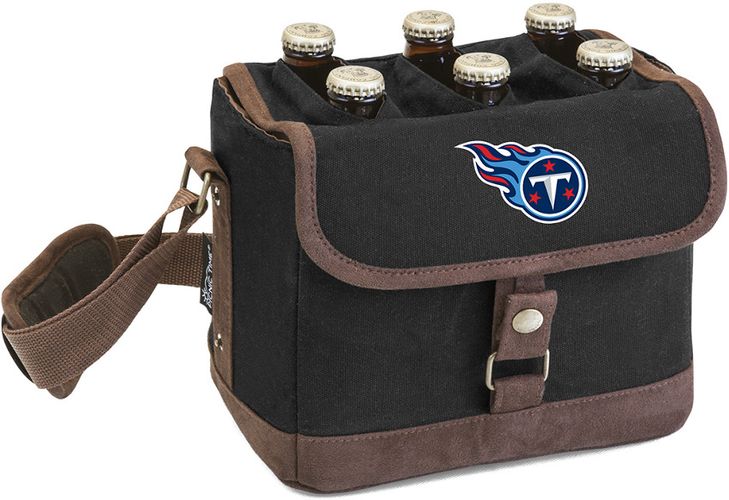 Legacy Beer Caddy' Cooler Tote with Opener with Tennessee Titans Digital Print