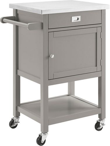 Linon Sydney Gray Apartment Cart