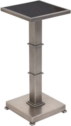 Port 68 Blake Gunmetal Accent Table