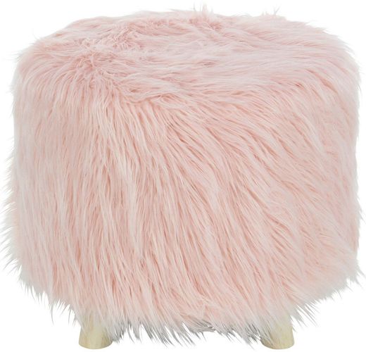 Faux Fur Foot Stool