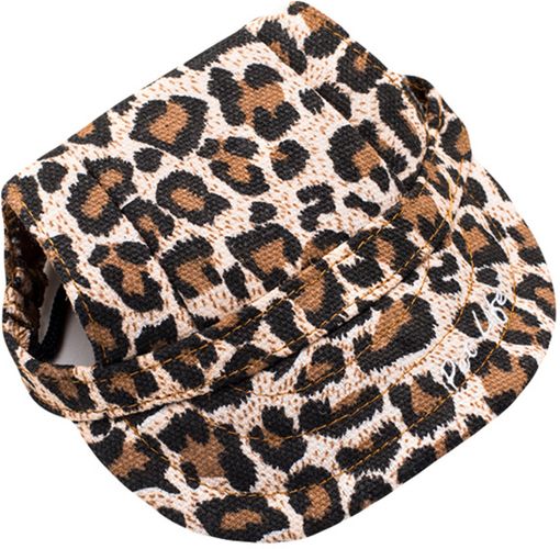 Pet Life Cheetah Bonita UV Protectant Dog Hat