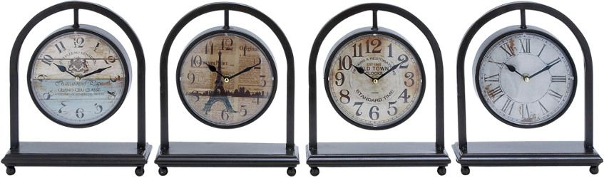 Set of Four Desk Clocks