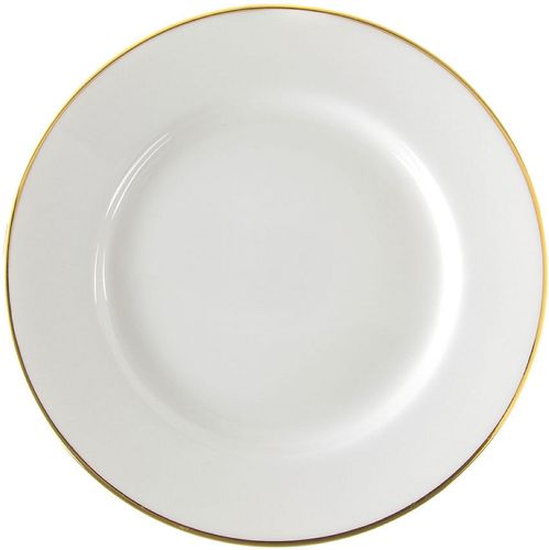 Ten Strawberry Street Gold Line Set of 6 Dinner Plates
