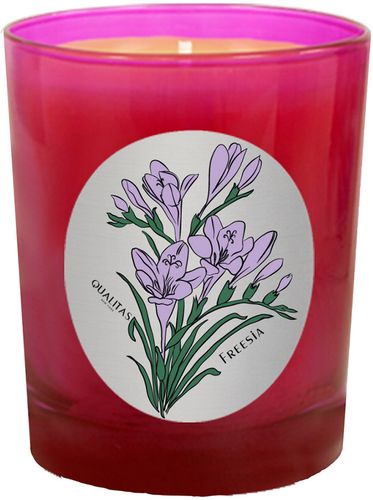 Qualitas Freesia 6.5oz Beeswax Candle