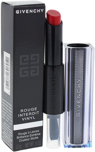 Givenchy 0.11oz Rouge Rebelle Rouge Interdit Vinyl Lipstick