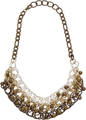 Kenneth Jay Lane Rhodium Plated Necklace