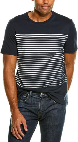 Theory Stripe Brushed T-Shirt