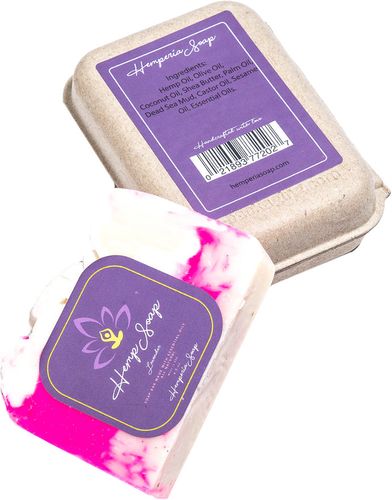 Hemperia Soap 6.5oz Hemp Infused Lavender Soap Bar