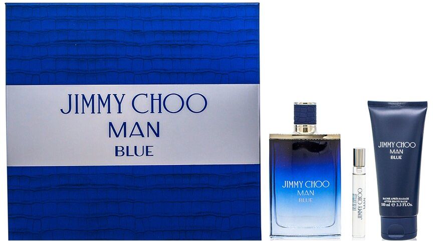 Jimmy Choo Men's 3pc Man Blue Gift Set