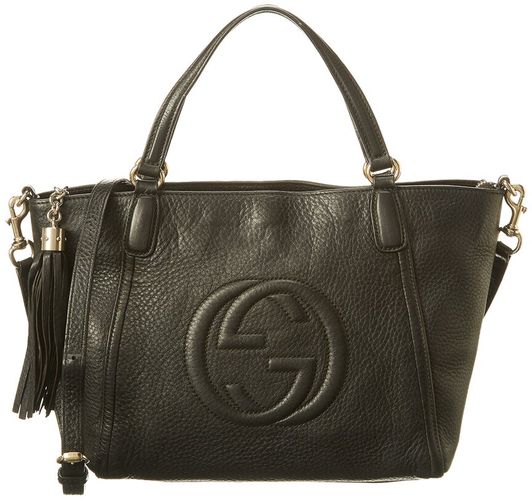 Gucci Black Leather Soho Bag