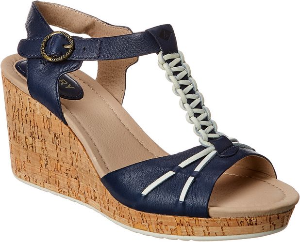 Sperry Dawn Leather Wedge Sandal