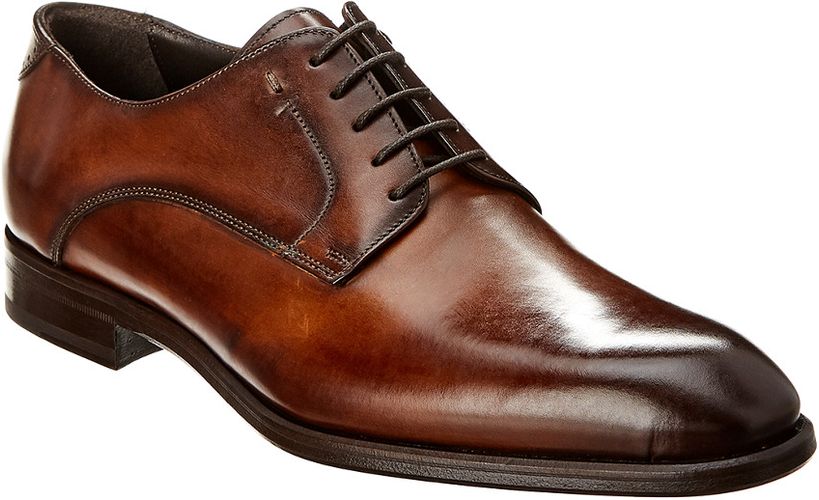 Antonio Maurizi Leather Plain Toe Oxford