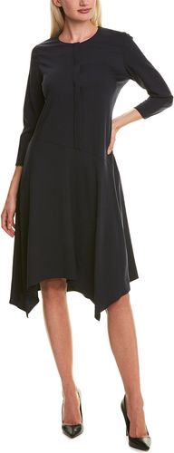 Lafayette 148 New York Narissa Wool-Blend A-Line Dress