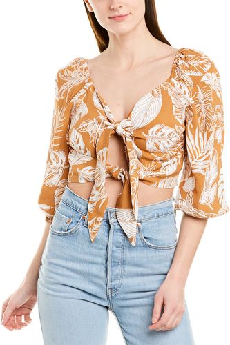 Moon River Double Tie-Front Top