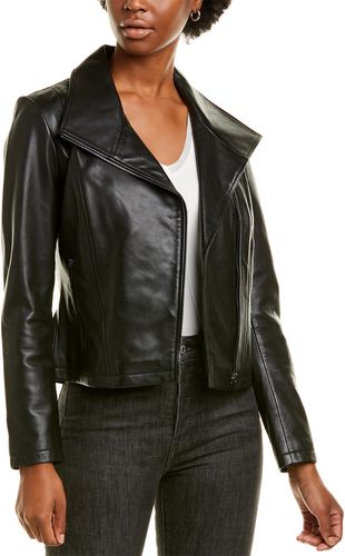 Badgley Mischka Envelope Leather Jacket