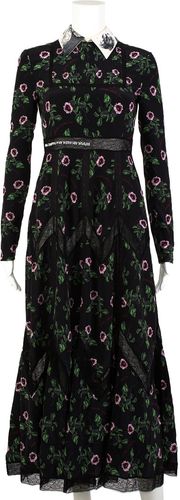 Valentino Undercover Floral Silk Dress, Size IT 40, Never Worn