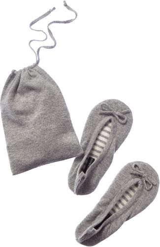 sofiacashmere Ballet Slippers with Drawstring Pouch