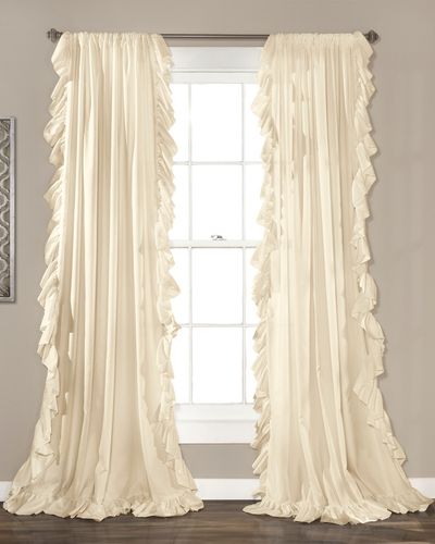 Reyna Window Curtain Ivory Set