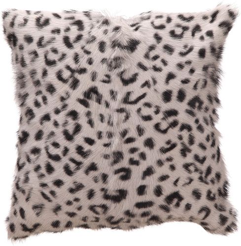 Moe's Home Spotted Goat Fur Pillow