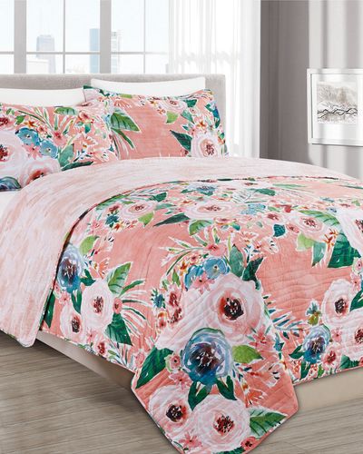 Barbarian Gone Floral Quilt Set