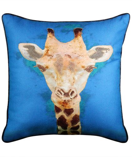 Edie@Home Giraffe Reversible Decorative Pillow