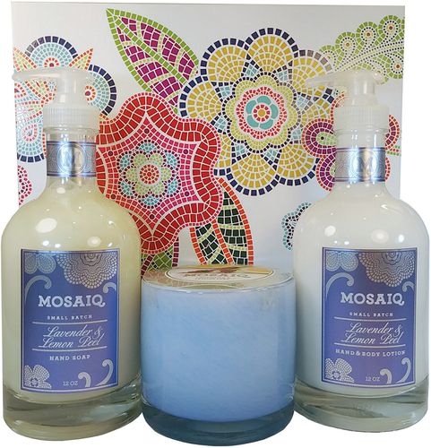 Mosaiq Lavender & Lemon Peel 3pc Gift Box
