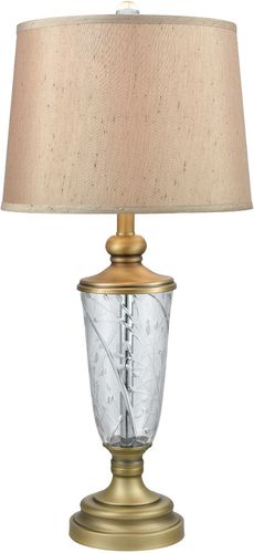 Cathedral 24% Lead Hand Cut Crystal Table Lamp