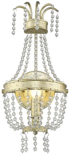 Livex Valentina 1-Light Winter Gold Wall Sconce