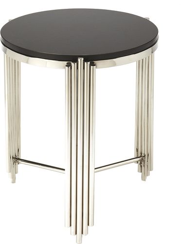 Butler Khalifa Black Granite End Table