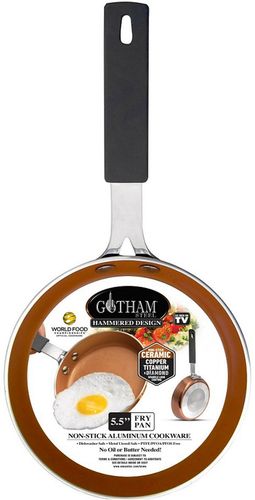 Gotham Steel Hammered Copper Nonstick 5.5in Fry Pan