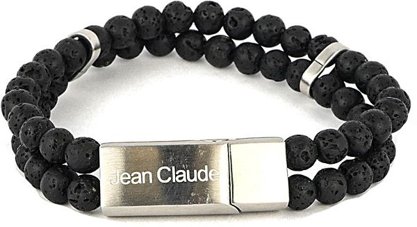 Jean Claude Lava Beads Wrap Bracelet