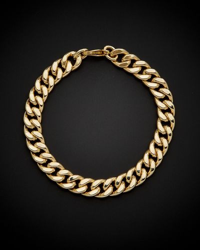 14K Italian Gold Flat Link Bracelet