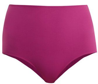 The Emily High-rise Bikini Briefs - Womens - Pink