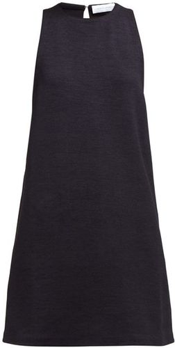 Silk-blend Tunic Top - Womens - Black