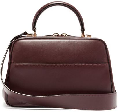 Serie S Medium Smooth-leather Shoulder Bag - Womens - Burgundy