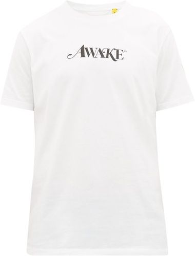 1952 - X Awake Ny Logo-print Cotton-jersey T-shirt - Mens - White