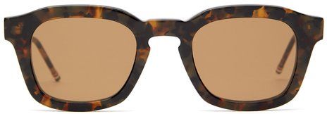 D-frame Tortoiseshell-acetate Sunglasses - Mens - Tortoiseshell