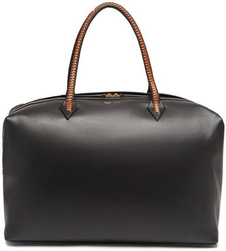 Perriand Large Leather Weekend Bag - Womens - Black Multi