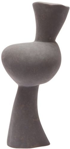 Blobby Ceramic Candlestick - Black